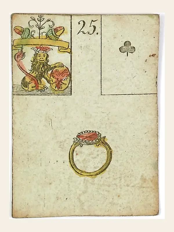ภาพไพ่แหวน (Ring) จากชุด The Game of Hope ปี 1799